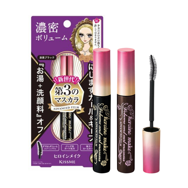 Mascara Dạng Màng Film Làm Dày Và Cong Mi Kissme Volume & Curl Mascara Advanced Film 6g