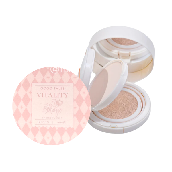 Cushion Phấn Phủ 2 in 1 Kết Hợp 2 Tầng GOGO TALES Vitality