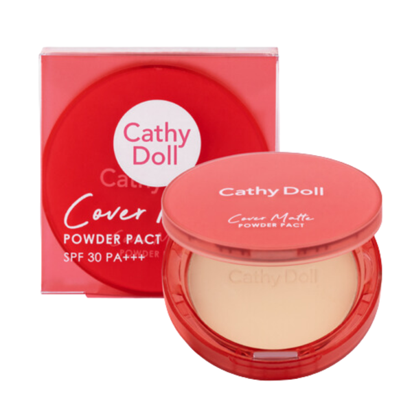 Phấn Nền Mịn Lì Cathy Doll Cover Matte Powder Pact SPF30 PA +++ 12g