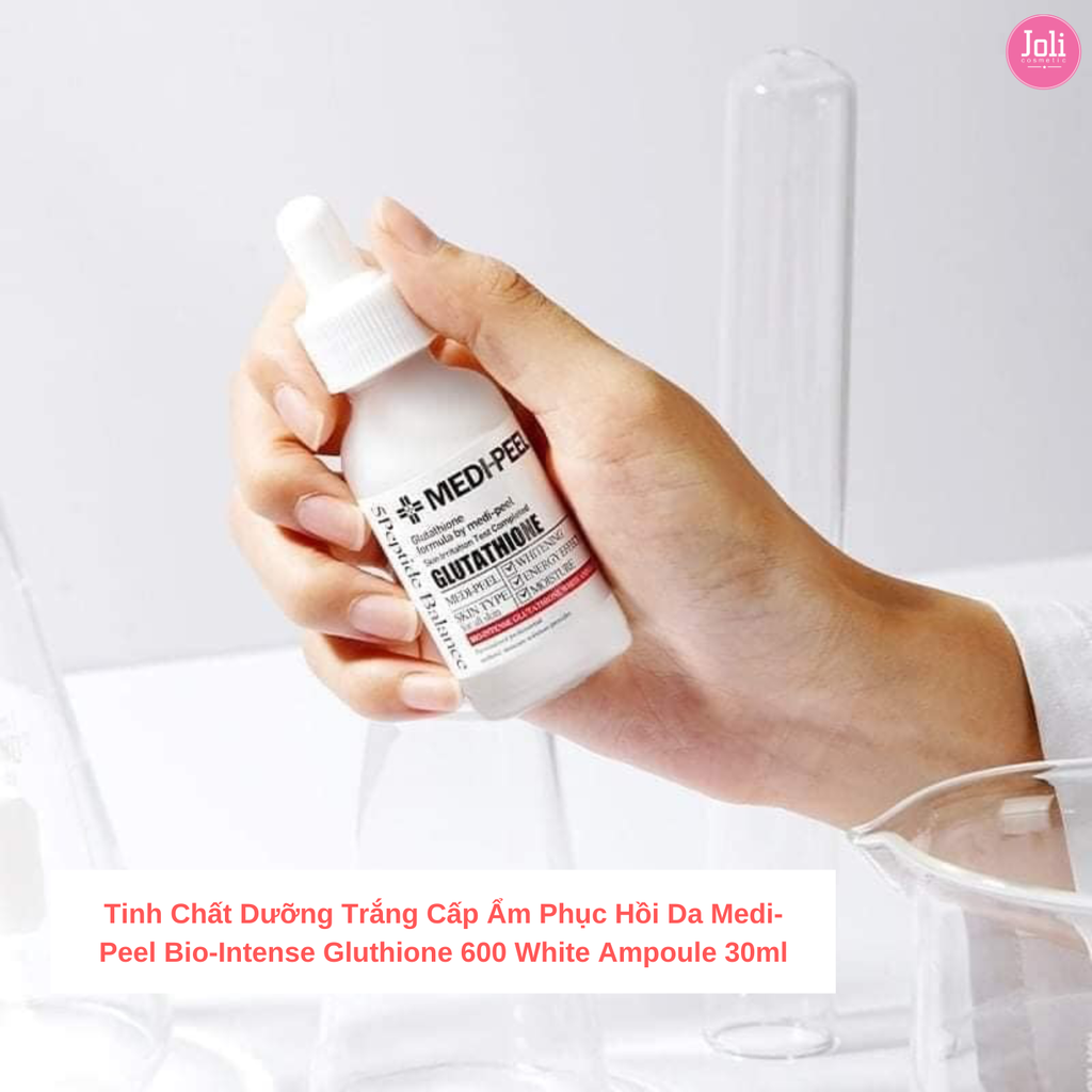 Tinh Chất Dưỡng Trắng Cấp Ẩm Phục Hồi Da Medi-Peel Bio-Intense Gluthione 600 White Ampoule 30ml