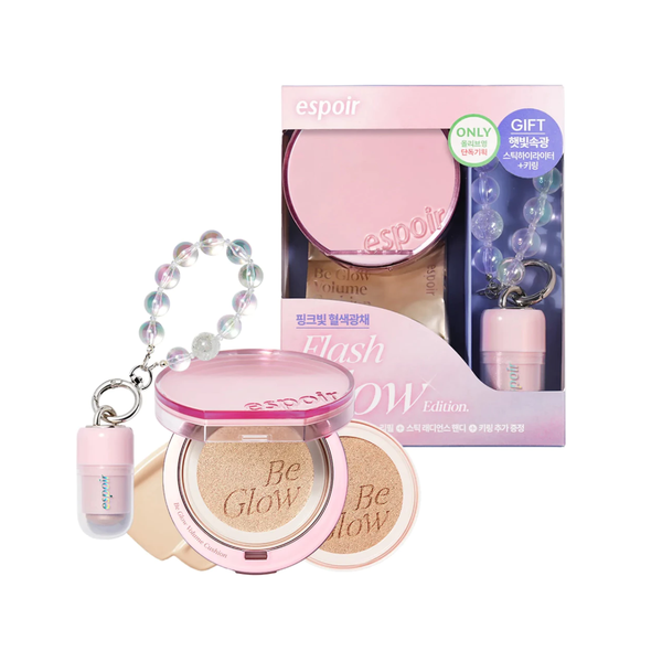 Phấn Nước Bắt Sáng Espoir Be Glow Volume Cushion Flash Glow Edition SPF42 PA+++ 13g (tặng kèm lõi)