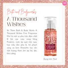 Xịt Thơm Bath & Body Works Fragrance Mist 75ml