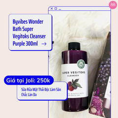 Sữa Rửa Mặt Làm Săn Chắc Da Byvibes Wonder Bath Super Vegitoks Cleanser Purple 300ml