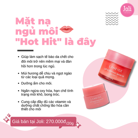 Mặt Nạ Ngủ Môi Laneige Lip Sleeping Mask EX Berry 20g