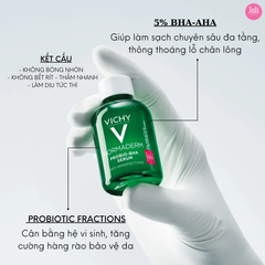 Tinh Chất Làm Dịu Da Giảm Mụn Vichy Normaderm Probio-BHA Anti Imperfections Serum 30ml