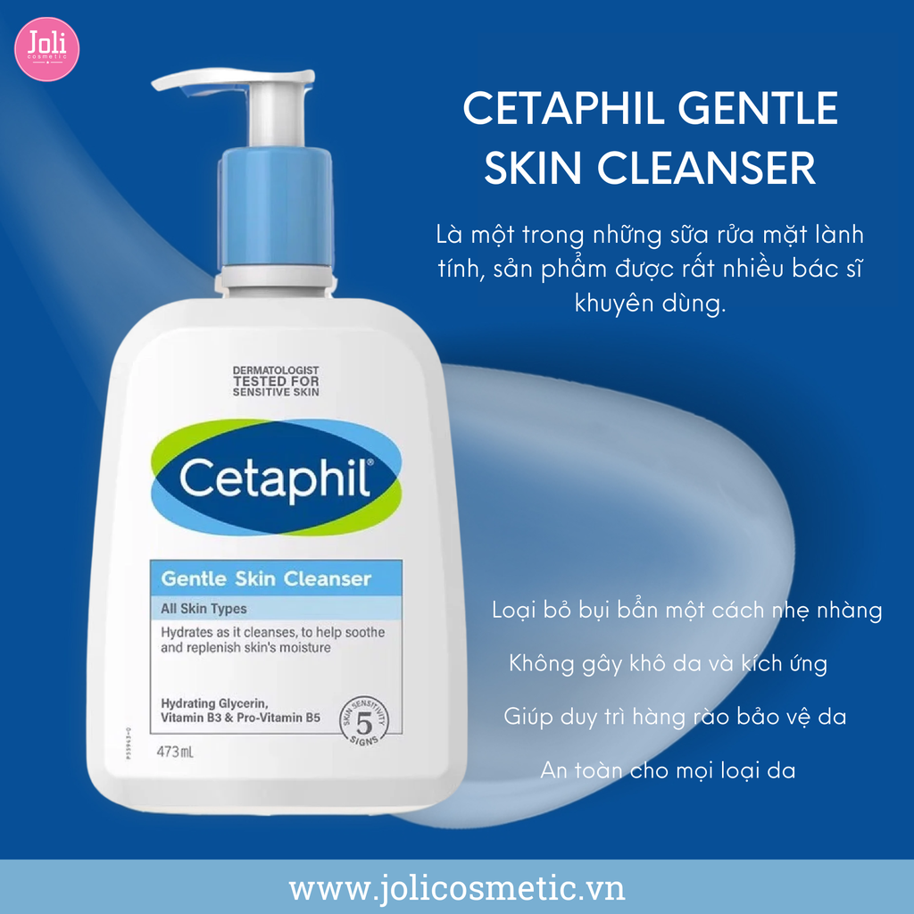 Sữa Rửa Mặt Cetaphil Dịu Nhẹ Không Xà Phòng Gentle Skin Cleanser
