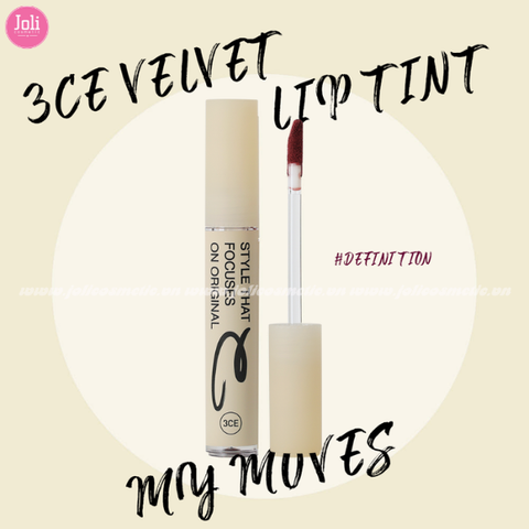 Son Kem Lì 3CE MY MOVES Velvet Lip Tint