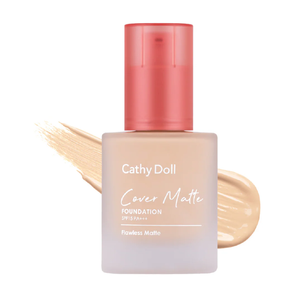 Kem Nền Cathy Doll Cover Matte Foundation SPF15 PA +++ 30g