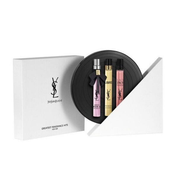Set Nước Hoa Nữ Yves Saint Laurent Greatest Fragrance Hits For Her (Black Opium EDP 10ml + Libre EDP 10ml + Mon Paris EDP 10ml)