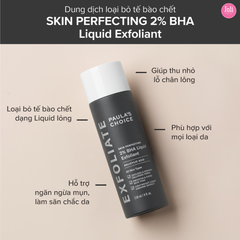 Dung Dịch Tẩy Da Chết Paula’s Choice Skin Perfecting 2% BHA Liquid