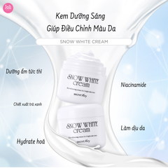 Kem Ủ Trắng Da Dành Cho Mặt Secret Key Snow White Cream 50g