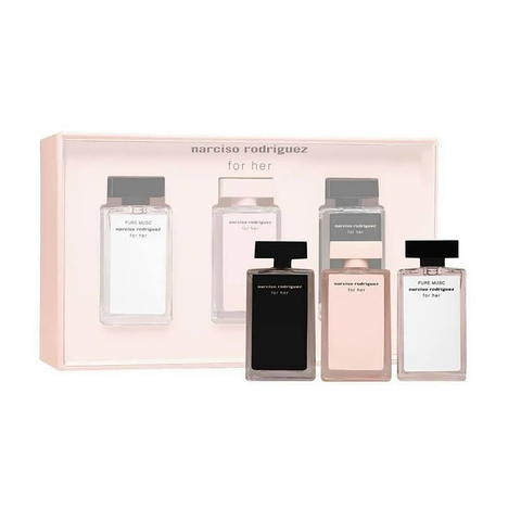 Set Nước Hoa Nữ Narciso Rodriguez For Her (7.5 ml x3)