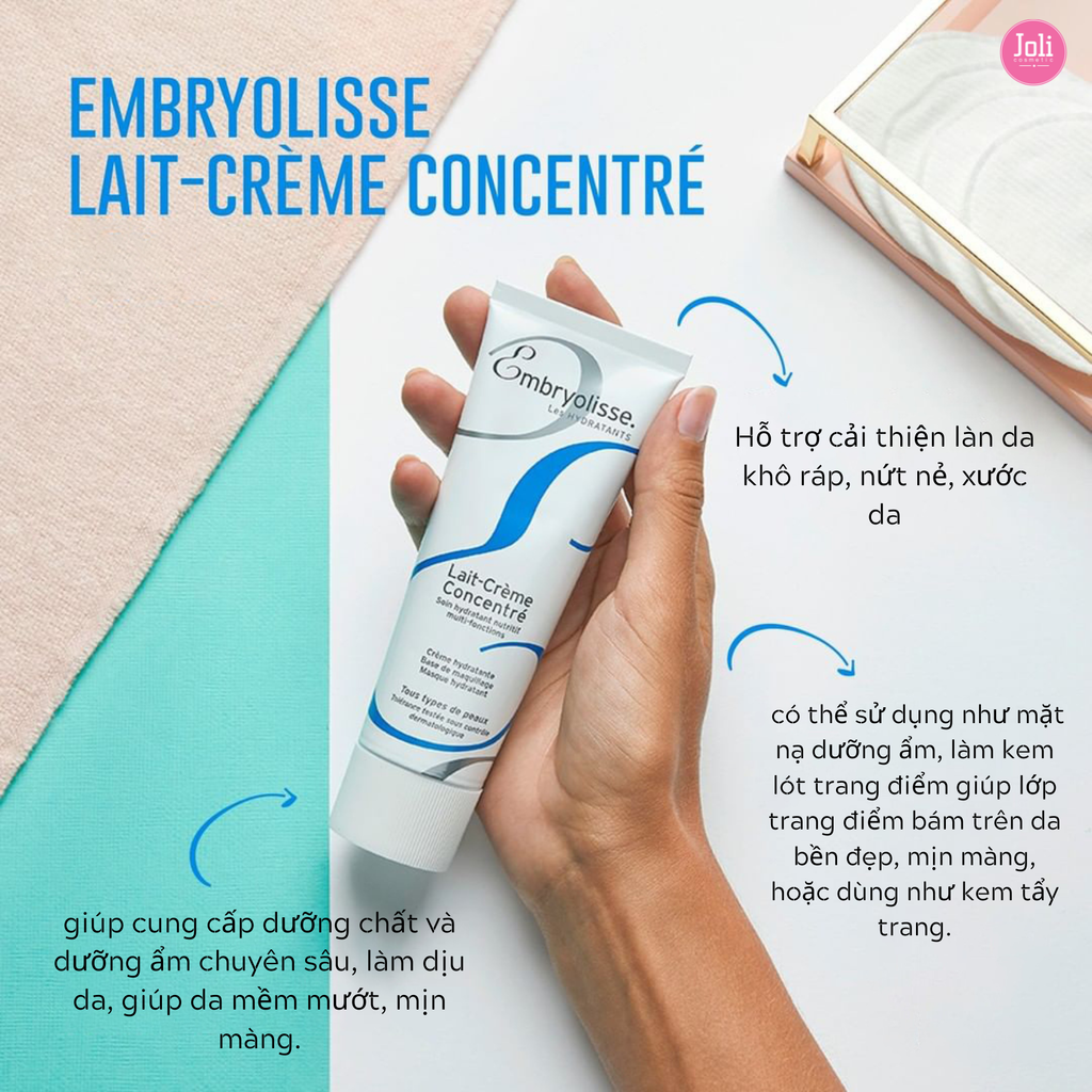 Kem Dưỡng Ẩm Phục Hồi Da Embryolisse Lait Crème Concentré