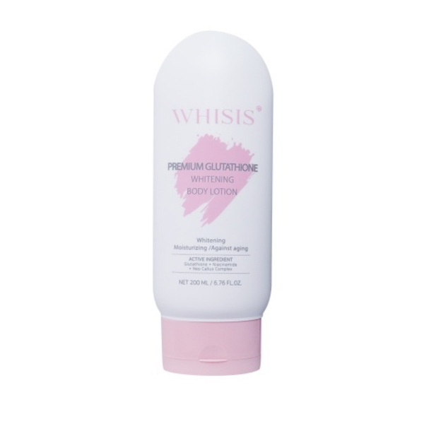 Kem Dưỡng Thể Body Dưỡng Trắng Da Ban Đêm WHISIS Premium Glutathione Whitening Body Lotion 200ml