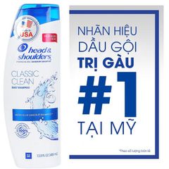 Dầu Gội Làm Sạch Gàu Head & Shoulders Female Shampoo Classic Clean