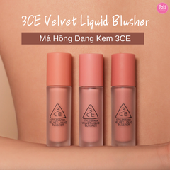 Má Hồng Dạng Kem 3CE Velvet Liquid Blusher