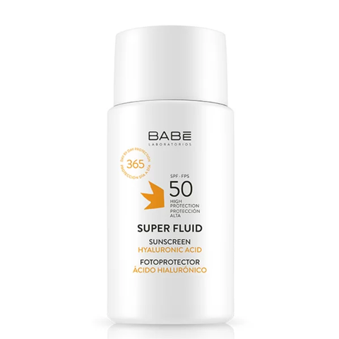 Kem Chống Nắng Dưỡng Ẩm Babe Super Fluid Sunscreen Hyaluronic Acid 50ml