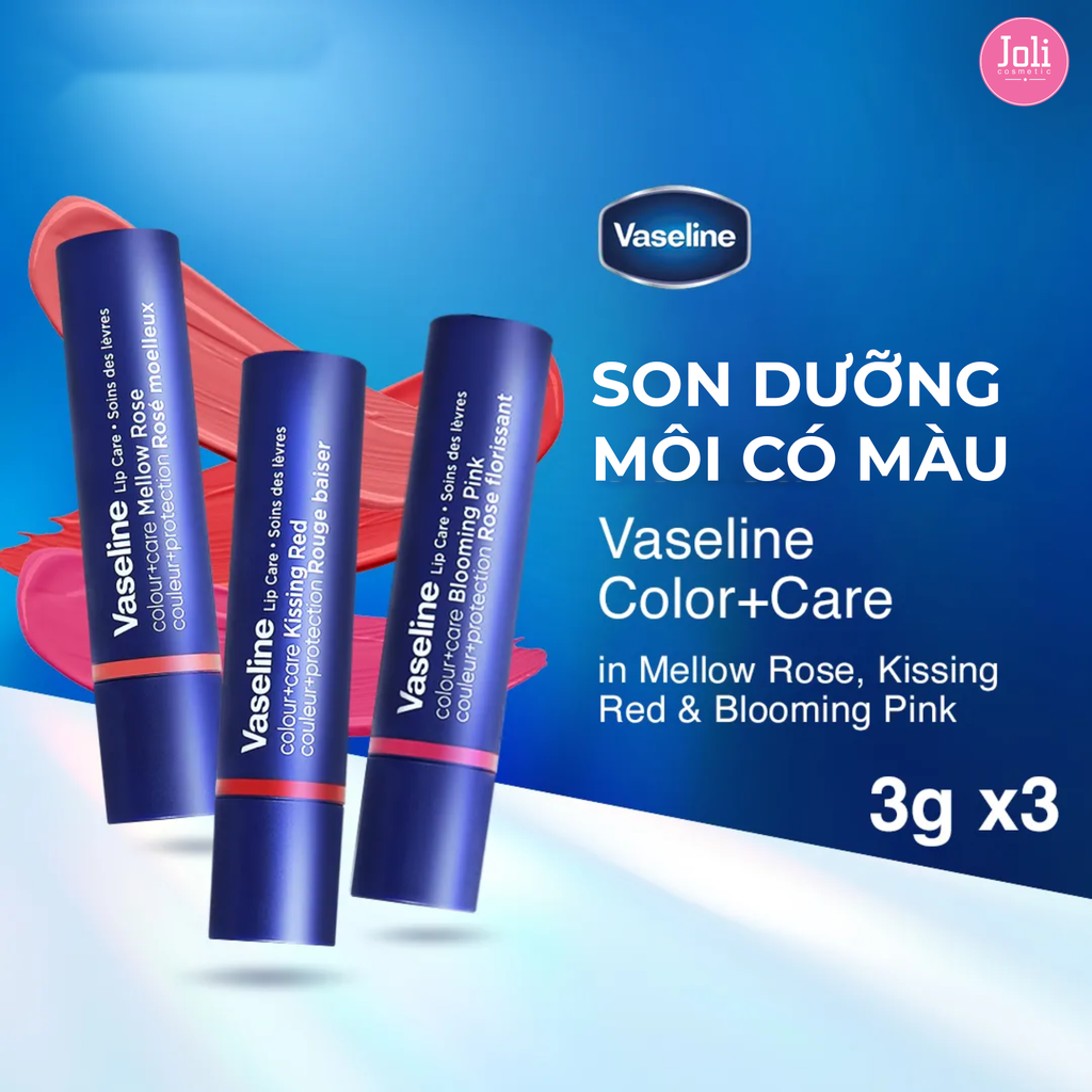 Son Dưỡng Môi Có Màu Vaseline Lip Care 3g