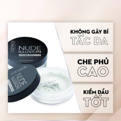 Phấn Phủ Bột Kiềm Dầu Catrice Nude Illusion Loose Powder Transparent Matt 11g