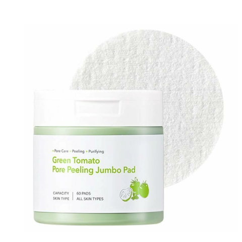 Tẩy Da Chết Sungboon Editor Green Tomato Pore Peeling Jumbo Pad 60 Miếng