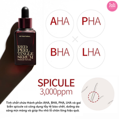 Tinh Chất Tẩy Da Chết So Natural Red Peel Tingle Serum Premium Texture 20ml