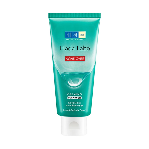 Sữa Rửa Mặt Dành Cho Da Mụn Nhạy Cảm Hada Labo Acne Care Calming Cleanser 80g