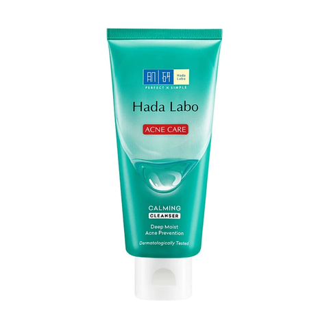 Sữa Rửa Mặt Dành Cho Da Mụn Nhạy Cảm Hada Labo Acne Care Calming Cleanser 80g