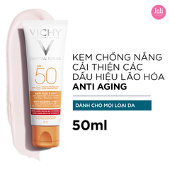 Kem Chống Nắng Chống Lão Hóa Vichy Capital Soleil Anti-Ageing 3-In-1 SPF50+ 50ml