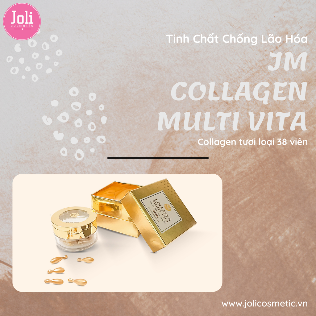 Tinh Chất Chống Lão Hóa JM Collagen Multi Vita Capsule Ampoule 38 Viên