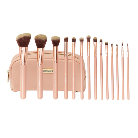 Bộ Cọ Trang Điểm 14 Cây BH Cosmetics Chic Piece Brush Set With Bag