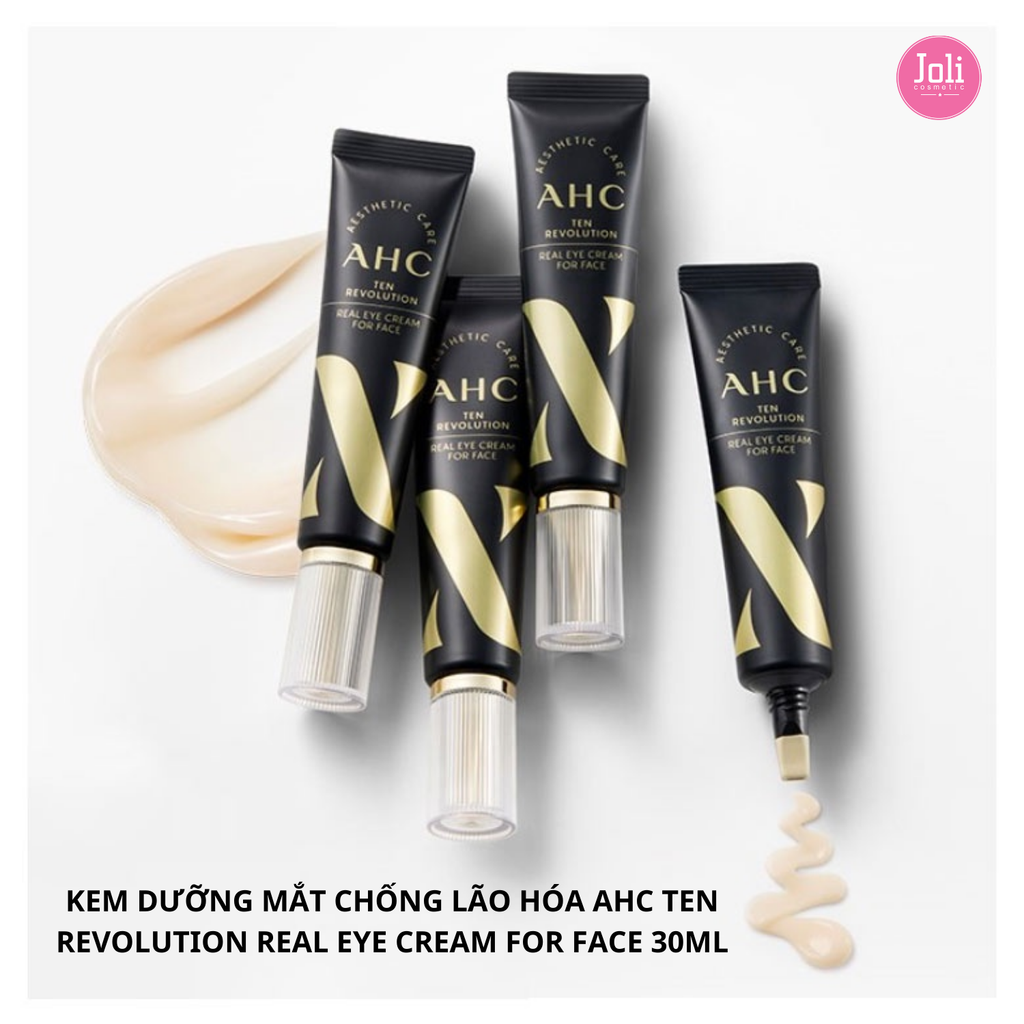 Kem Dưỡng Mắt Chống Lão Hóa AHC Ten Revolution Real Eye Cream For Face