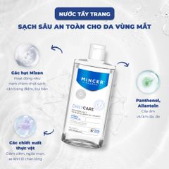Nước Tẩy Trang Sạch Sâu Ẩm Mịn Mincer Pharma Daily Care Regenerating Micellar Water 250ml
