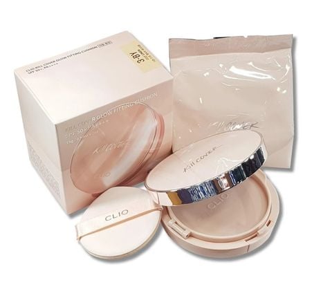 Phấn Nước Clio Kill Cover Glow Fitting Cushion SPF50+ PA++++(Tặng kèm lõi)