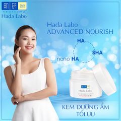 Kem Dưỡng Ẩm Cho Mọi Loại Da Hada Labo Advanced Nourish Hyaluronic Acid Cream 50g