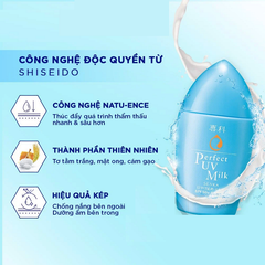 Sữa Chống Nắng Kiềm Dầu Mịn Lì Cho Da Dầu Senka Perfect UV Milk SPF50+ PA++++ 40ml