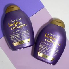 Dầu Gội Làm Dày Tóc  OGX Thick & Full + Biotin & Collagen Shampoo 385ml