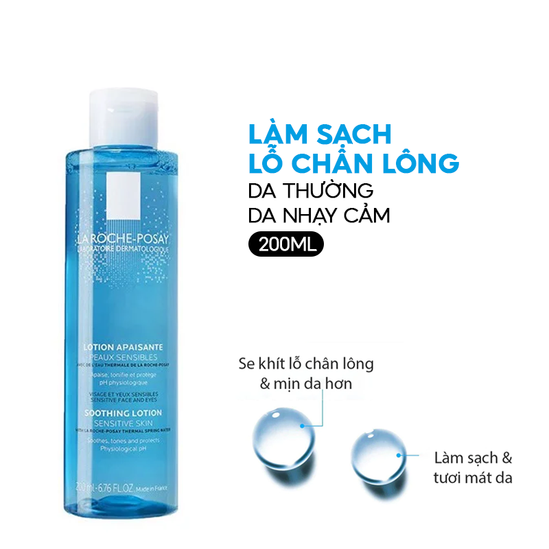 Nước Cân Bằng La Roche Posay Cho Da Thường & Nhạy Cảm Soothing Lotion Sensitive Skin 200ml