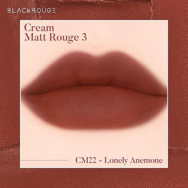 Son Kem Lì Black Rouge Cream Matt Rouge Version 3