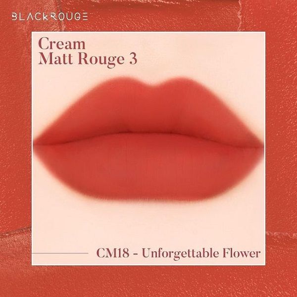 Son Kem Lì Black Rouge Cream Matt Rouge Version 3