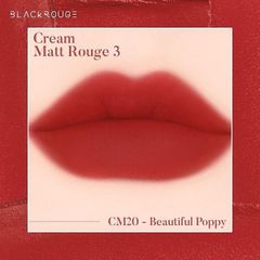 Son Kem Lì Black Rouge Cream Matt Rouge Version 3