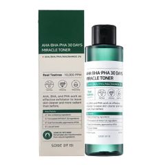 Nước Hoa Hồng Cho Da Mụn Some By Mi Miracle Toner AHA-BHA-PHA 30 Days 150ml