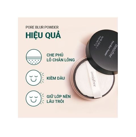 Phấn Phủ Kiềm Dầu Dạng Bột Innisfree Pore Blur Powder