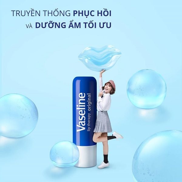 Son Dưỡng Môi Vaseline Lip Therapy Dạng Thỏi 4.8g