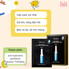 Mặt Nạ Cấp Nước Dưỡng Ẩm JMsolution Water Luminous S.O.S Ampoule Hyaluronic Mask Plus 30ml