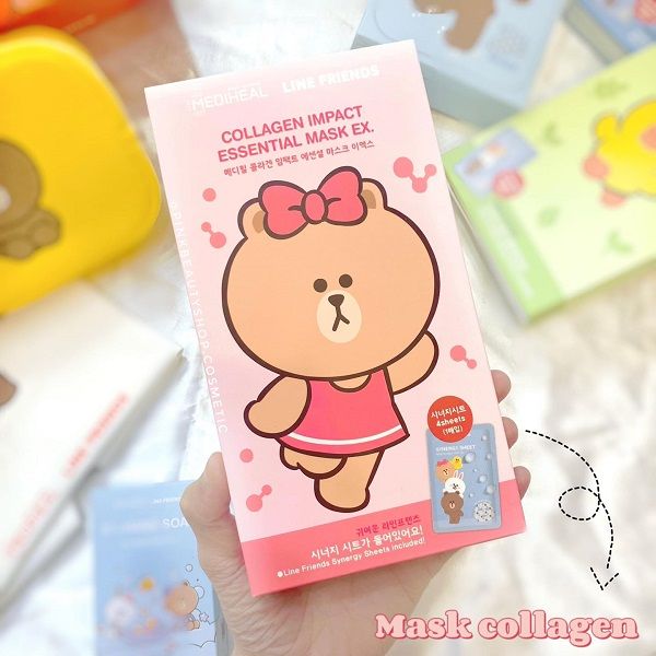 Mặt Nạ Dưỡng Da Mediheal Line Friends Mask EX