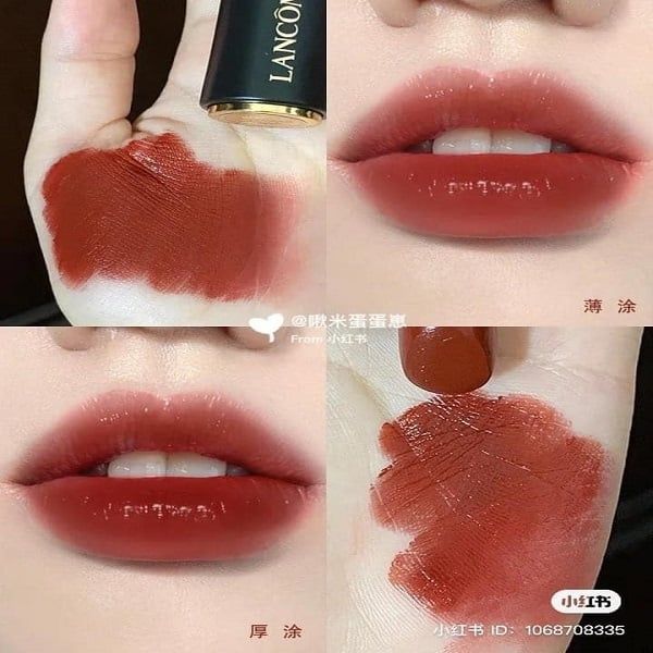 Son Thỏi Lì Lancome L'Absolu Rouge Shaping Cream Lipstick 118 French Coeur