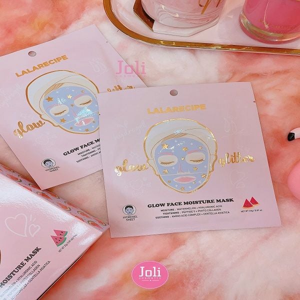 Mặt Nạ Dưỡng Ẩm Làm Căng Bóng Da Lalarecipe Glow Face Moisture Mask