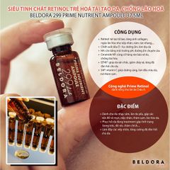 Siêu Tinh Chất Beldora 299 Retinol Trẻ Hoá Da 2.5mlx15 Prime Nutrient Ampoule