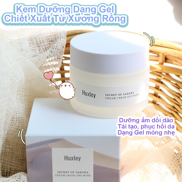 Kem Dưỡng Cấp Ẩm Huxley Secret Of Sahara Cream Fresh And More 50ml