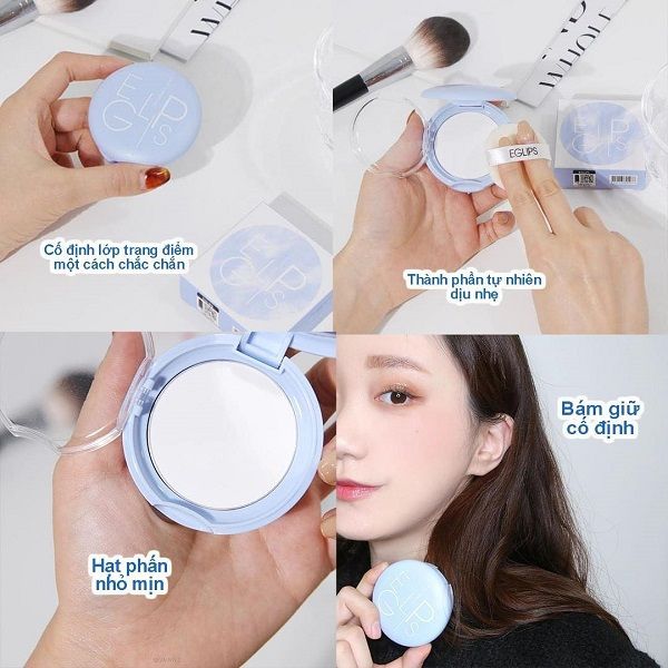 Phấn Phủ Kiềm Dầu Dạng Nén Eglips Air Fit Powder Pact 8g